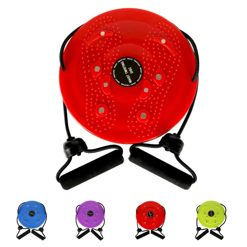 Taille Drehen Rad Magnet Fuß Massage Abnehmen Große Bereich Partikel Hervorstehende Pedal mit Seil Taille Drehen Platte Image
