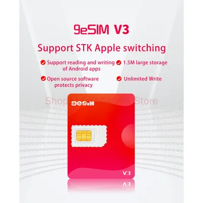 9eSIM V3 Advanced Edition Is Designed Specifically for Android and IOS, Supporting STK Apple Switching