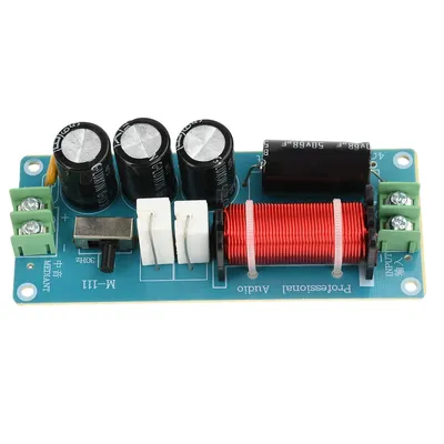 150W Audio Crossover HiFi Pure Midrange Electronic Crossover 800-2000Hz/750-2000Hz Frequency Adjustable For Speaker Modification