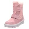Winterstiefel SUPERFIT "FLAVIA WMS: Mittel", Kinder, Gr. 32, rosa, Veloursleder, Polyester, Leder, casual, Schuhe, Stiefel mit wasserdichtem GORE TEX, Größenschablone zum Download