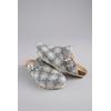 Clog ANISTON SHOES, Damen, Gr. 42, grau (grau, sanftes weiß), Filz, meliert, klassisch, Schuhe, Clog, Hausschuh, Homeslipper, verstellbare Schnalle - NEUE KOLLEKTION
