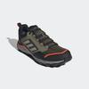 Trailrunningschuh ADIDAS TERREX "TRACEROCKER 2.0 GORE-TEX TRAILRUNNING", Gr. 44, grün (olive strata, ch solid grau, semi impact orange), Textil, sportlich, Schuhe, wasserdichte Trailrunningschuhe