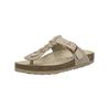 Zehentrenner JOSEF SEIBEL "Josef Seibel Pantoletten Nubukleder", Damen, Gr. 38, beige, Nubukleder, casual, Schuhe