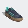 Sneaker ADIDAS ORIGINALS "GAZELLE BOLD E", Gr. 41, shadow navy, acid mint, legend ink, Leder, Synthetik, sportlich, Schuhe, Topseller