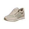 Sneaker MARCO TOZZI "Marco Tozzi Sneaker Lederimitat/Textil", Damen, Gr. 41, beige (beige, gold), Lederimitat, Textil, casual, Schuhe