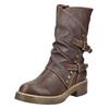 Bikerboots BLOWFISH "Blowfish Stiefel Lederimitat", Damen, Gr. 39, braun, Lederimitat, casual, Schuhe