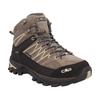 Wanderschuh CMP "RIGEL MID WMN TREKKING SHOES WP", Gr. 42, deserto, arena, Leder, sportlich, Schuhe, wasserdicht