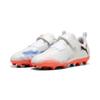 Fußballschuh PUMA "FUTURE 8 PLAY FG/AG Fußballschuhe Kinder", Kinder, Gr. 29, weiß schwarz glowing rot, Obermaterial: Synthetik; Futter: Textil; Innensohle: Textil; Laufsohle: Gummi, Schuhe