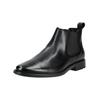 Stiefelette LLOYD "LLOYD Stiefelette Leder/Textil", Herren, Gr. 47, schwarz, Leder, Textil, casual, Schuhe