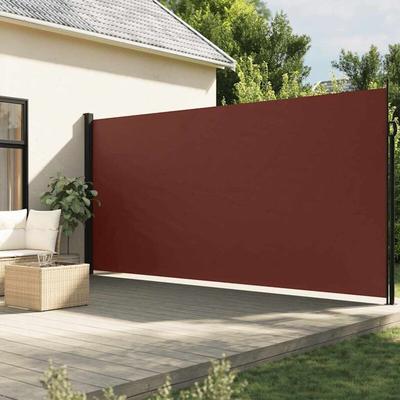 Seitenmarkise Ausziehbar Braun 200x600 cm - Vidaxl Image