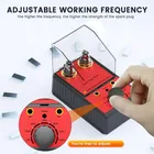 Tester per candele per auto Tester per sistema di accensione 220V 110V Analizzatore a doppio foro Analizzatore per candele Diagnostica automobilistica