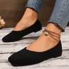 Plus Größe 36-43 Frauen Wohnungen Slip auf Flache Schuhe Candy Farbe Frau Boot Schuhe Schwarz Loafers Faux Wildleder Damen ballerinas Schuhe