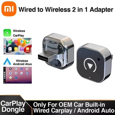 Xiaomi Wireless CarPlay Android Auto Adapter USB Dongle Smart Mini Box Plug And Play Universal For VW Toyota Nissan Honda Ford