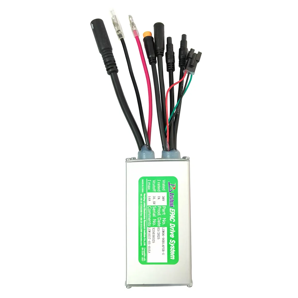 E-Bike 36V bürstenloser Motorcontroller LSW06-90B1AFSB-U 36V 14A für Elektroroller Fat Bike MTB Zubehör Geschwindigkeitsregler Image