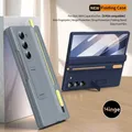 Protezione cerniera 360 Copertura completa per Samsung Galaxy Z Fold 7 6 5 4 3 5G Custodia rigida per telefono Portapenne e protezione schermo con cavalletto