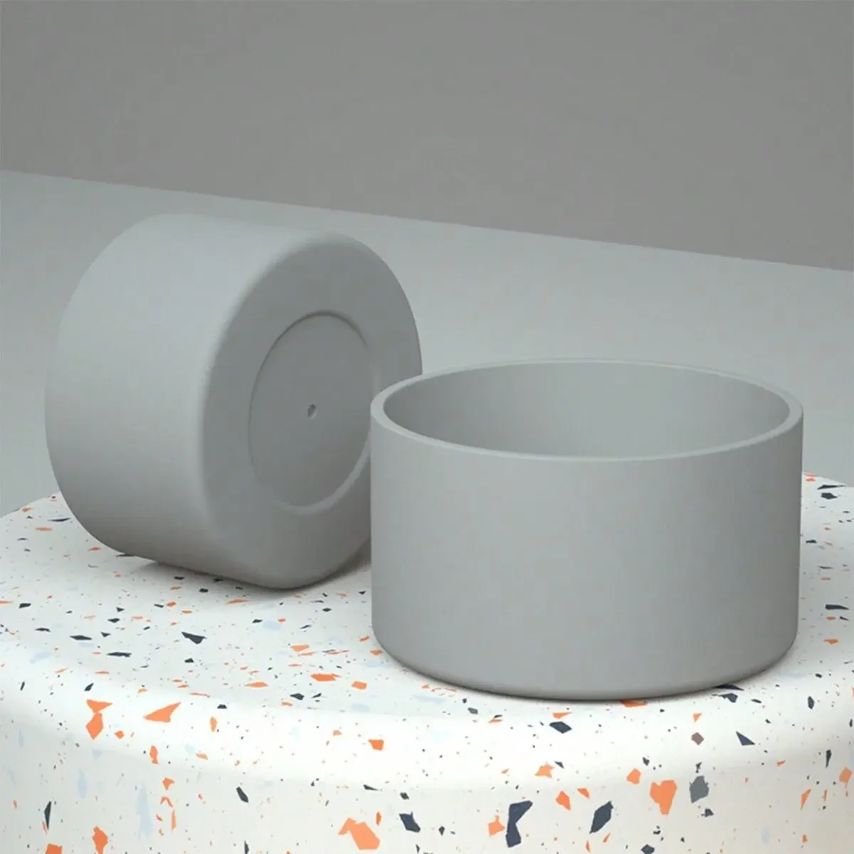 1pc-Silikon Pad Tasse Abdeckung Sport Wasser Flasche Abdeckung Wasserkocher Raum Topf Silikon Abdeckung Gummi Unten Pad Verfügbar für 32-40oz Bot Image