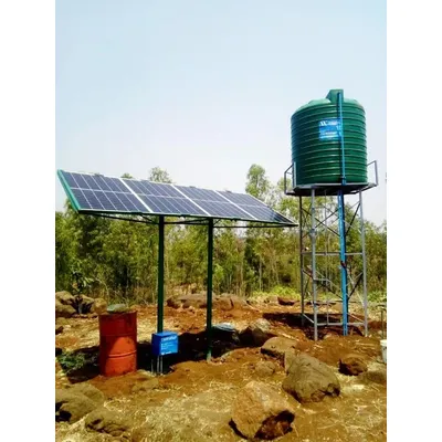 3'' 2HP Hybrid Solar Energy Submersible Borehole Well Water Pump Agri Irrigation 3000L/hr Lift 80M Solar Water Pumping System