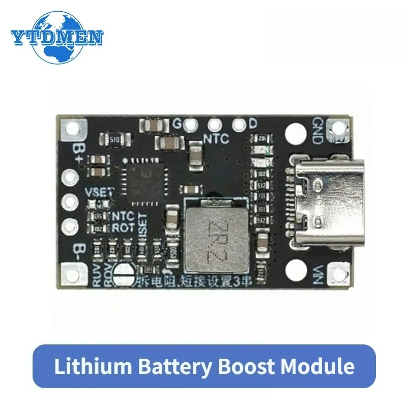 2S Typ-C USB 15W 8,4V 12,6V 1,5A BMS Lithium-Batterie-Lade-Boost-Modul mit symmetrischer Unterstützung Schnellladung mit Anzeige Image