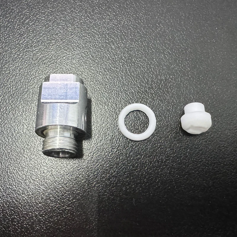 Moka Pot Doppelventilkern-Set, universell für 2/4 Tassen, Doppelventil-Moka-Kanne-Zubehör, Ventilkern-Dichtungsring und Booster-Plug. Image