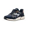 Sneaker RIEKER "Rieker Sneaker Lederimitat", Herren, Gr. 47, navy, grau, Lederimitat, casual, Schuhe