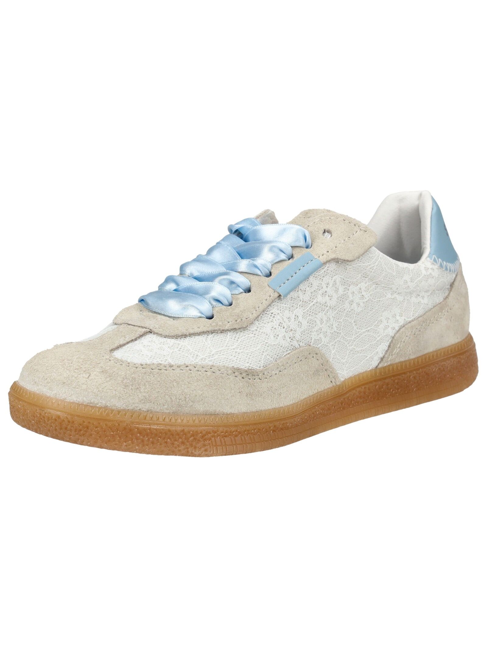 Sneaker STEVE MADDEN "STEVE MADDEN Sneaker Veloursleder/Textil", Damen, Gr. 37, beige (ivory), Textil, Veloursleder, Schuhe Sneaker