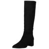 Stiefel HÖGL "Högl Stiefel Veloursleder", Damen, Gr. 37,5, schwarz, Veloursleder, casual, Schuhe