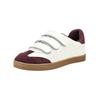 Sneaker STEVE MADDEN "STEVE MADDEN Sneaker Veloursleder", Damen, Gr. 39, rot (beige, rot), Veloursleder, casual, Schuhe