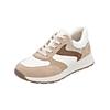 Sneaker REMONTE "Remonte Sneaker Leder", Damen, Gr. 37, beige (sand), Leder, casual, Schuhe