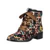 Schnürstiefelette LAURA VITA "LAURA VITA Stiefelette Textil", Damen, Gr. 39, braun (camel), Textil, casual, Schuhe