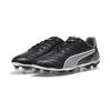 Fußballschuh PUMA "KING PRO FG/AG Fußballschuhe Erwachsene", Gr. 48, schwarz, weiß cool schwarz gray, Obermaterial: Synthetik; Futter: Synthetik, Textil; Innensohle: Textil; Laufsohle: Synthetik, Schuhe