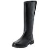 Weitschaftstiefel SHEEGO, Damen, Gr. 43, schwarz, Leder, Schuhe