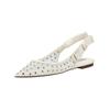 Ballerina STEVE MADDEN "STEVE MADDEN Ballerinas Textil", Damen, Gr. 38, weiß (ivory), Textil, casual, Schuhe