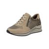 Sneaker RIEKER "Rieker Sneaker Lederimitat", Damen, Gr. 41, braun, Lederimitat, casual, Schuhe