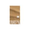 Fransentuch MARC O'POLO "aus softer Schurwolle", Damen, braun (pure sand), Obermaterial: 100% Schurwolle, unifarben, Modetücher