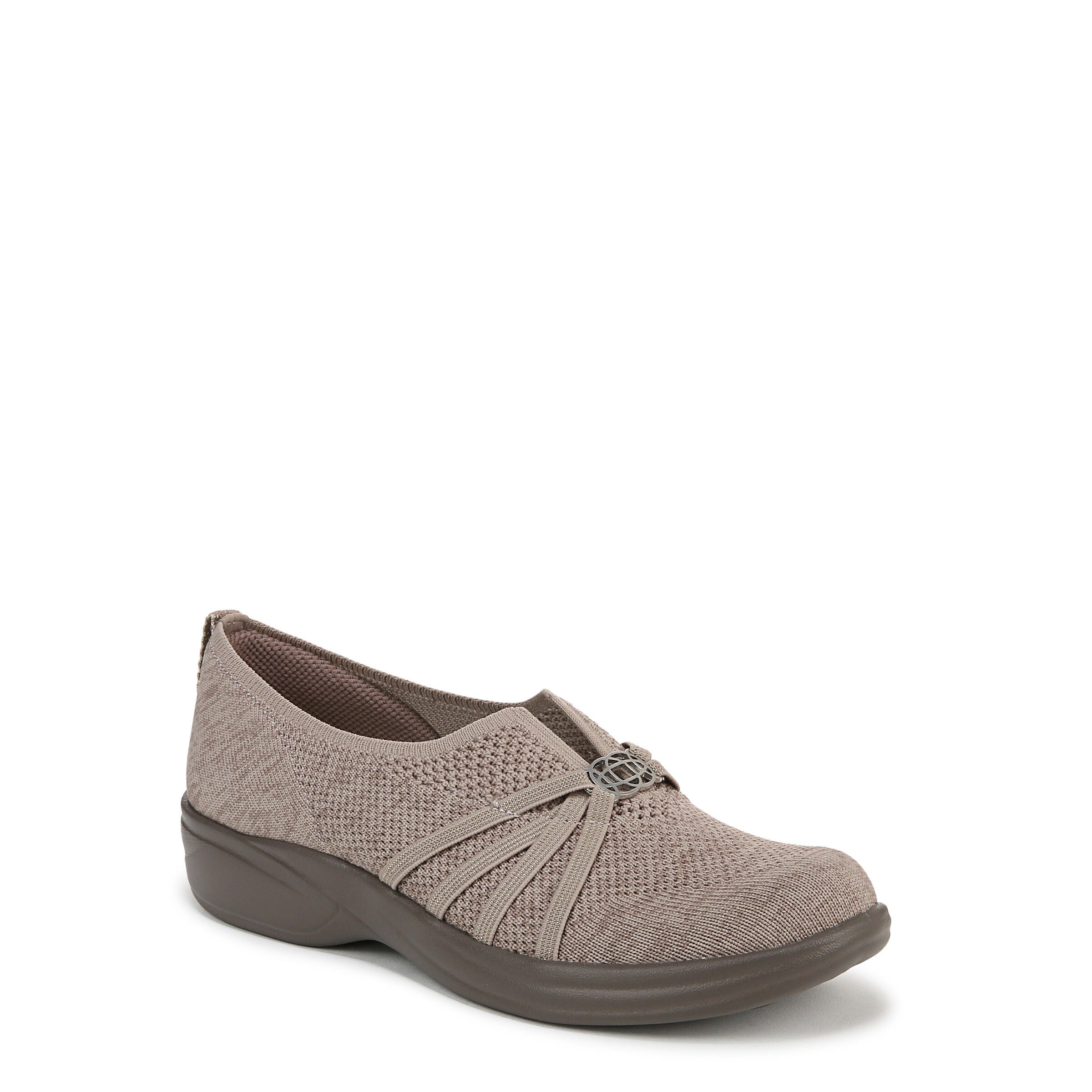 Women's Niche Knit Flat by Bzees in Simply Taupe (Size 7 1/2 M)