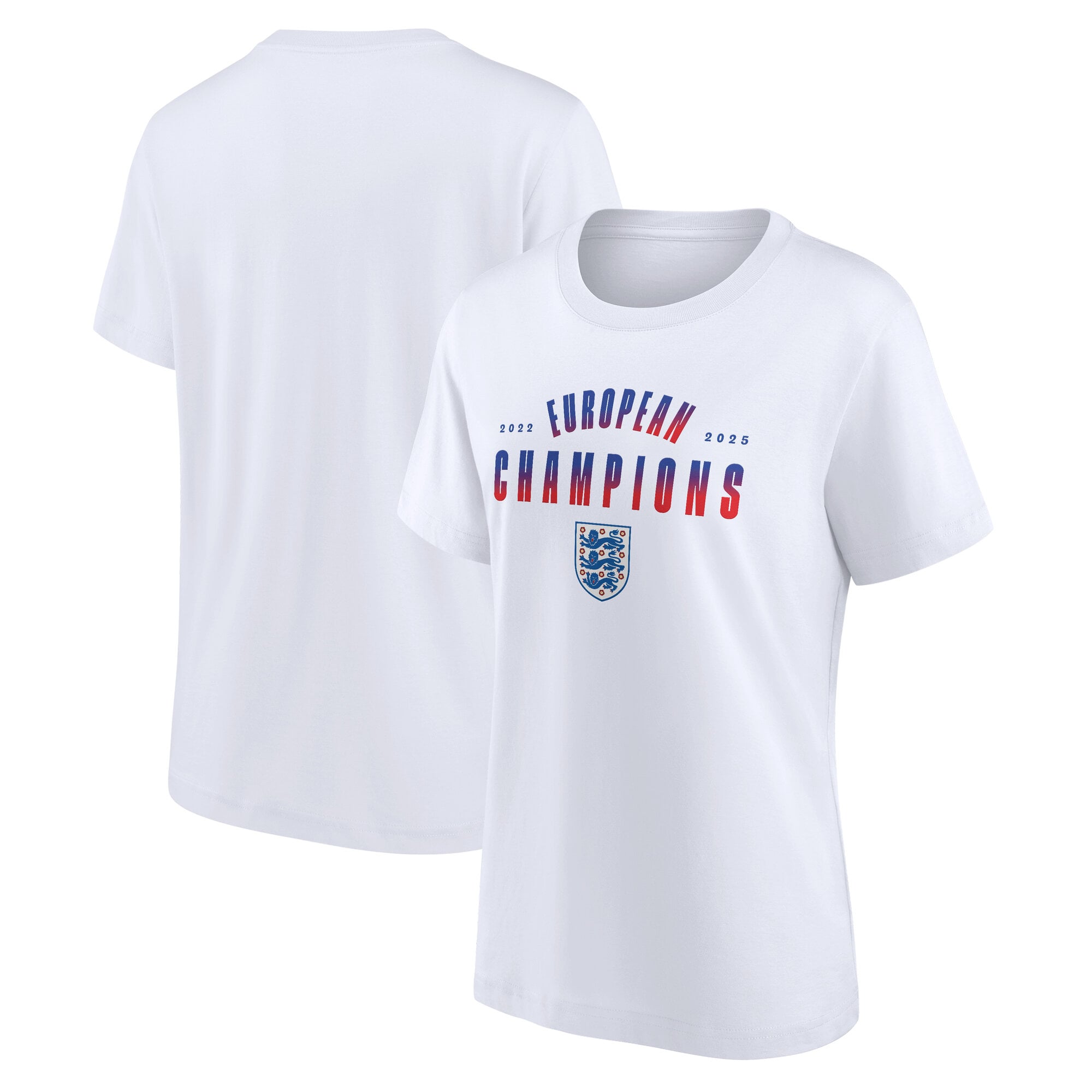 England Lionesses Stack Sieger T-Shirt - Weiß - Damen