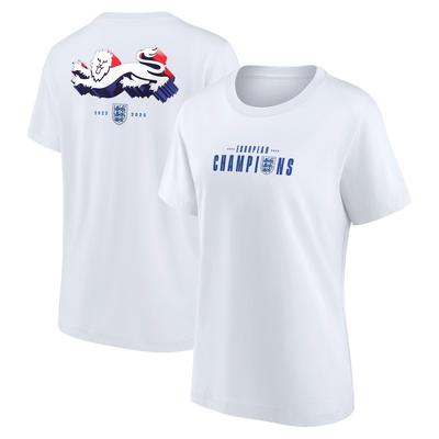 England Lionesses Winners T-Shirt – Weiß – Damen Image