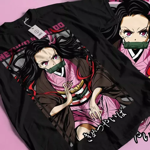 Nezuko T-Shirt tueur de démons Kimetsu No Yaiba Anime Mitsuri Kanroji T-Shirt cadeau été nouveau hommes femmes Streetwear