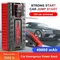 Démarreur de saut de voiture 12V 5000A 49800mAh, Booster de puissance Portable pour démarrage énergétique des automobiles pour voitures à huile 6.0L voitures Diesel en or 4.0L