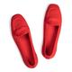 Frank Mully Womens Square Toe Loafers Comfortable Office Work Shoes Cute Penny Loafers Slip On Walking Driving, red, 4 UK