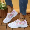 Neue frauen Turnschuhe Atmungsaktive Laufschuhe für Frauen Drucken Strass Casual Sport Schuhe Outdoor Wanderschuhe Tenis De Mujer