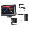 Telecamera posteriore universale per auto con Monitor da 5 pollici per camion schermo HD LED visione notturna impermeabile Paking Bus Security