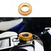 Für Kia EV6 Sportage NQ5 Seltos Niro 2022-2024 Gold Aluminium Legierung Zentrale P Gangschaltung Knopf Ring trim Abdeckung