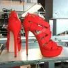 Plattform Riemen Hohl Sandalen Peep Toe Solide Ankle Zipper Sandalen Stiletto Heels Sommer Frauen Sexy Schuhe Große Größe Designer Schuh