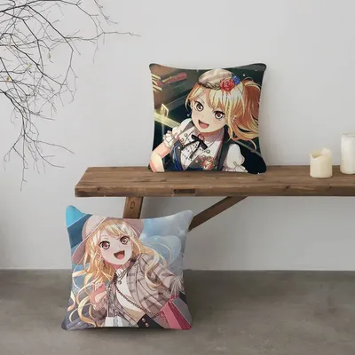 K-Kirigaya T-Touko Kissenbezug, Auto-Kissenbezug für Sofa, Auto, Weihnachtsgeschenk, 40 x 40 cm, 45 x 45 cm Image