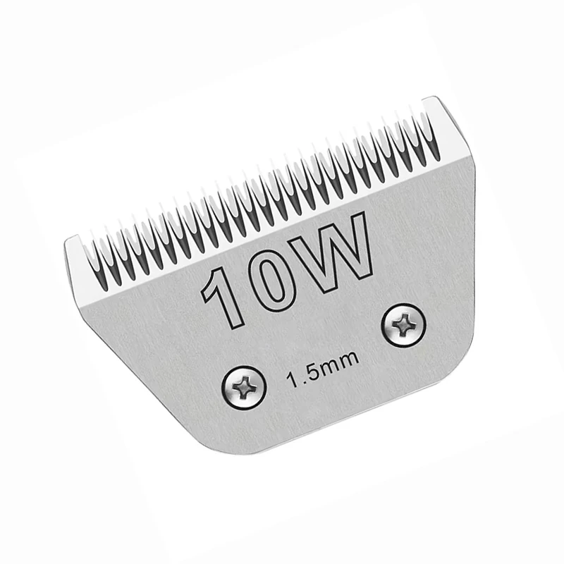 10 W breite Abnehmbare Klinge für Hunde und Haustiere, Pferdepflege, kompatibel mit Andis, Oster A5, Wahl KM Animal Cat Clippers Image