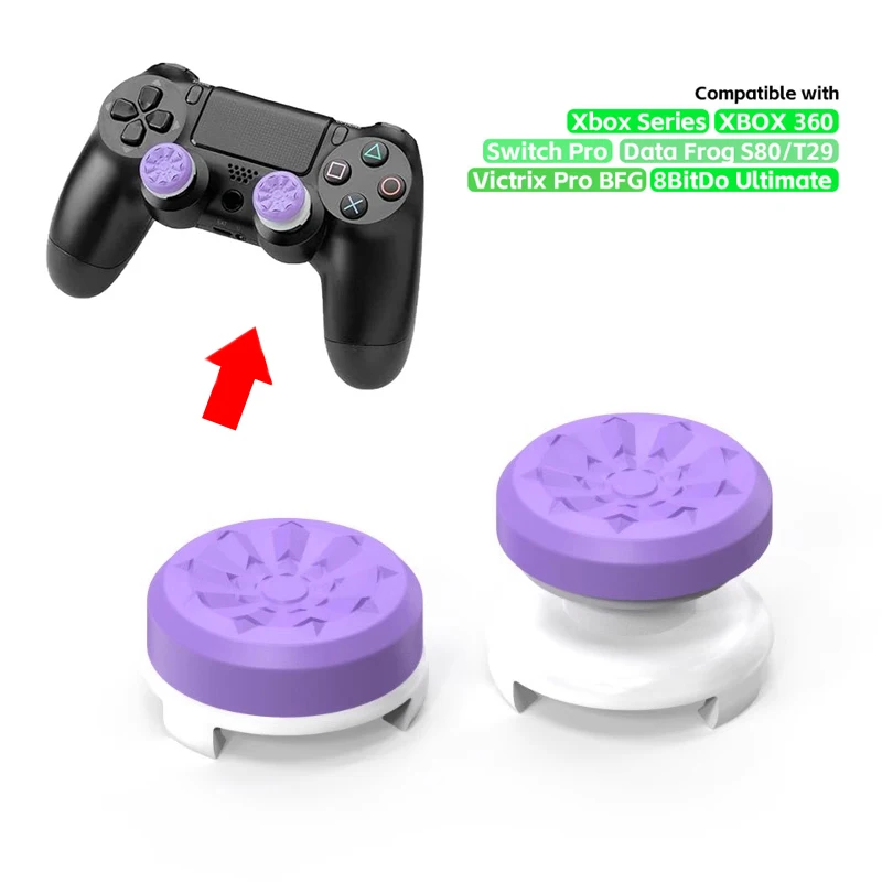 For Freek Galaxy FPS Playstation PS4 High-Rise Analog Stick PS5 Joystick Controller Performance Command Stick Game Silicone Cap