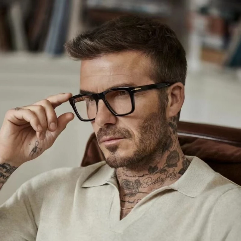 Quadratische Brille für Männer, progressive Multifokus-Lesebrille, Hyperopie, Standarddioptrien, ohne Astigmatismus, Ehemann, Geschenk, 140 mm Image