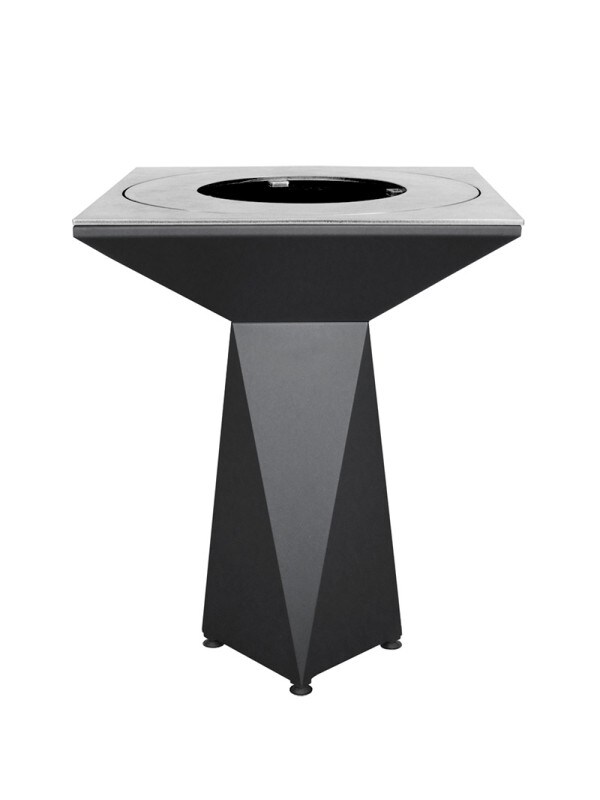 OutInFire Gartenfeuerstelle, Grill mit Wok-Loch und Stahlbeinen - G1 Basic Graphit Image