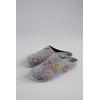 Clog ANISTON SHOES, Damen, Gr. 39, bunt (grau bunt), Filz, meliert, klassisch, Schuhe, Homeslipper, Hausschuh in Bequemweite G (= weit)